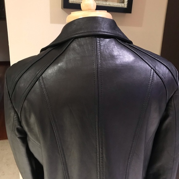 Ellen Tracy Soft Leather Coat. FREE SHIPPING! - Picture 5 of 8